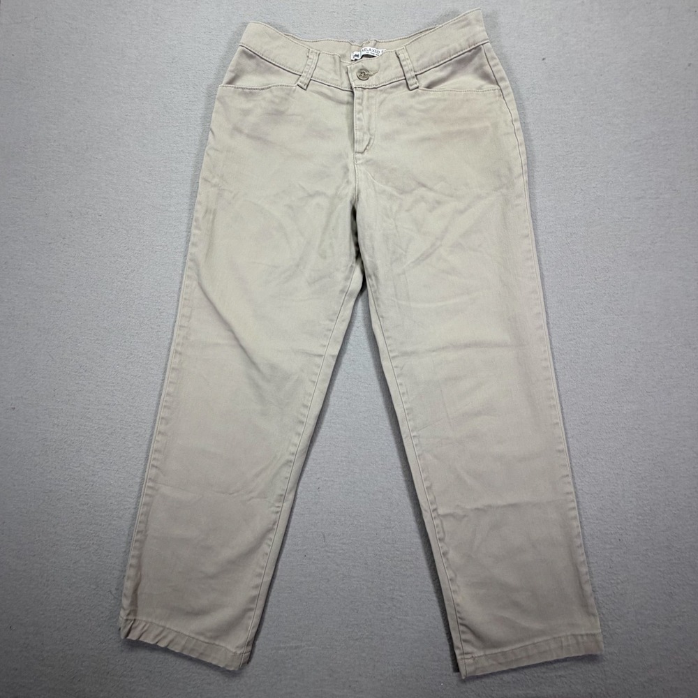 Lee Womens Pants Relaxed Fit Khaki Straight Leg Chino Tan‎ 4SP